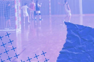 What is the size of a handball goal?