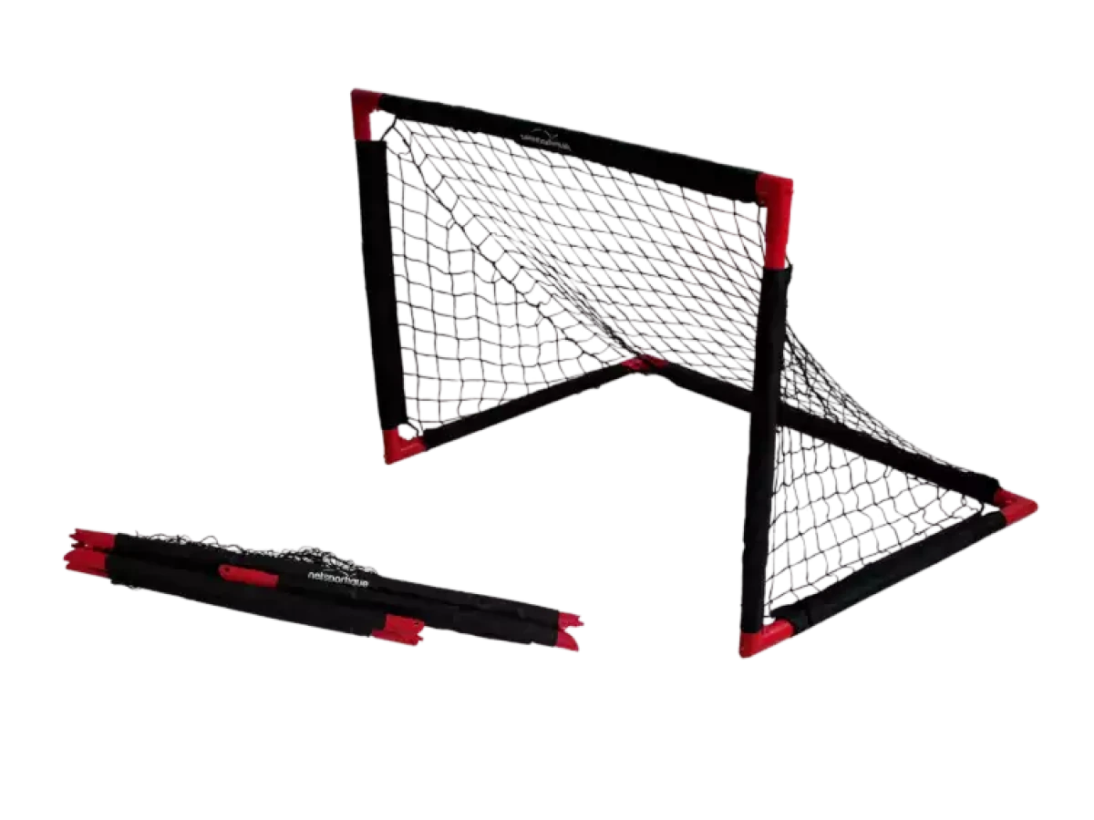 Faltbares Fußballtor – 90 x 60 cm – Ball inklusive