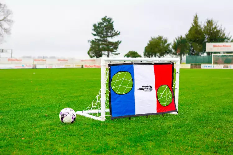 Football uPVC Goal with Shooting Wall - 1.2m x 0.8m