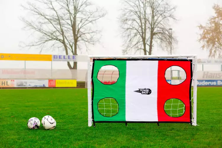 Football uPVC Goal with Shooting Wall - 1.8m x 1.2m