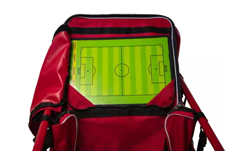 Multisport equipment cart with tactical board