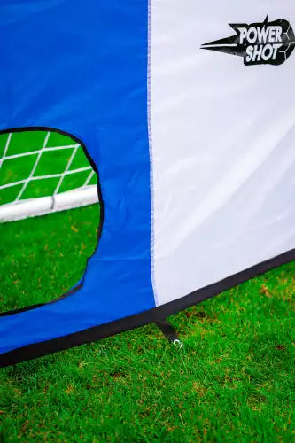 Football uPVC Goal with Shooting Wall - 1.8m x 1.2m