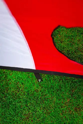 Football uPVC Goal with Shooting Wall - 1.8m x 1.2m