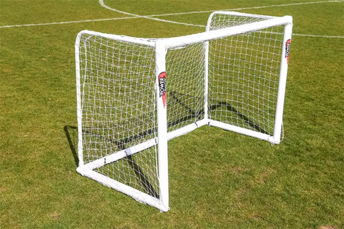 Football goal - 2.4m x 1.8m + net, anchors