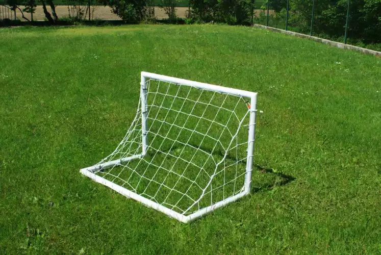 Pair of Football goals - 1.2m x 0.8m - uPVC white