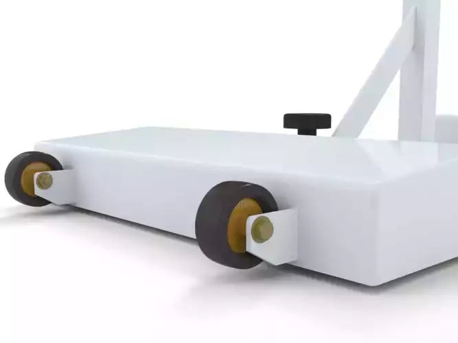 Professionelle, mobile Badmintonpfosten, höhenverstellbar von 1,39 m bis 1,55 m, mit Rollen