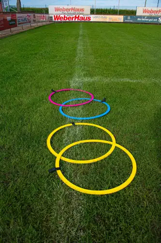 Flat speed agility rings - set of 12 in a bag