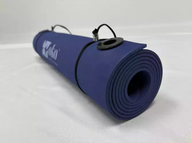 Yoga mat with eyelets - 180cm x 60cm x 0.5cm