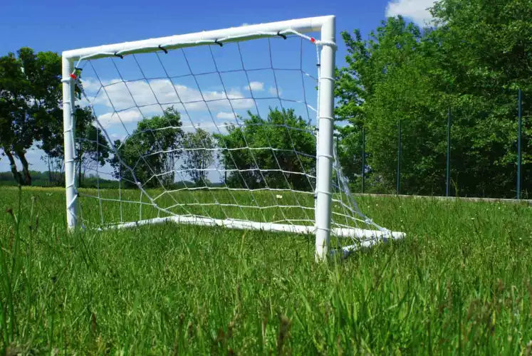 Pair of Football goals - 1.2m x 0.8m - uPVC white