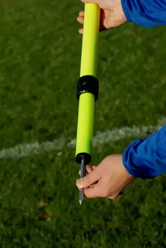 Set mit 6 teleskopierbaren Slalomstöcken, 91 cm bis 172 cm