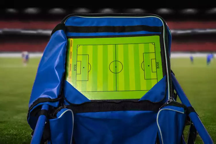 Multisport equipment cart with tactical board