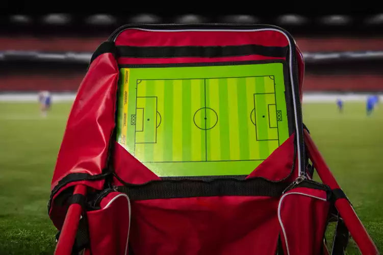 Multisport equipment cart with tactical board