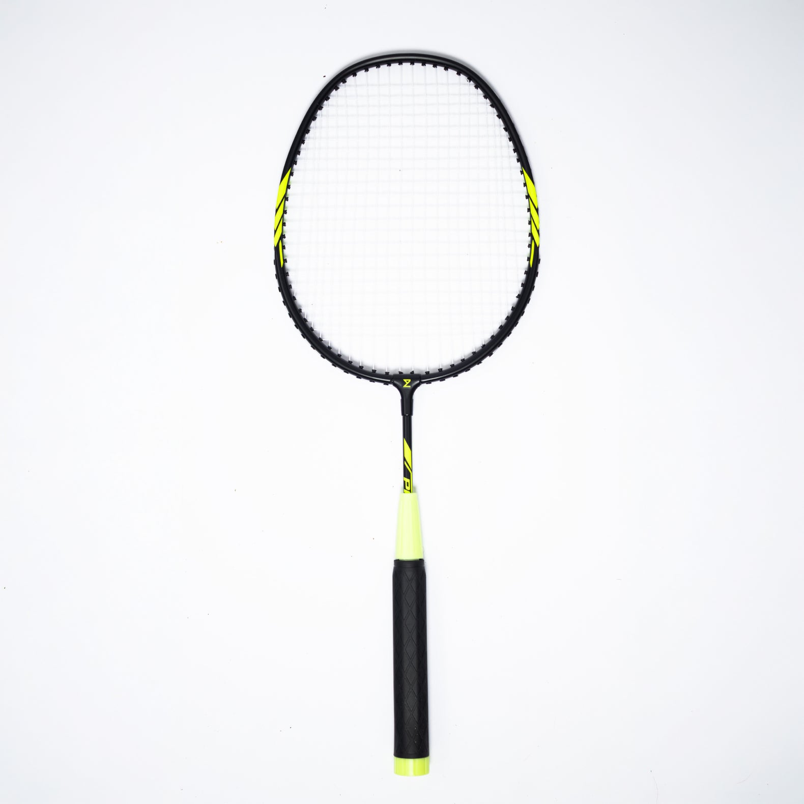 Height adjustable badminton racket - 52.5cm to 66cm