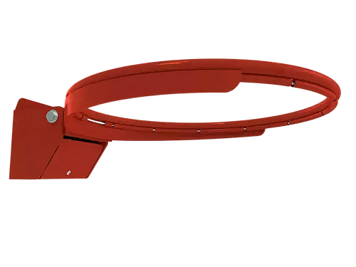 Flexible basketball hoop with hooks