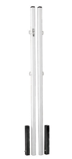 Square badminton posts to be sealed - 40mm x 40mm (with steel sleeves)