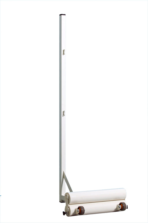 Mobile badminton posts with counterweight