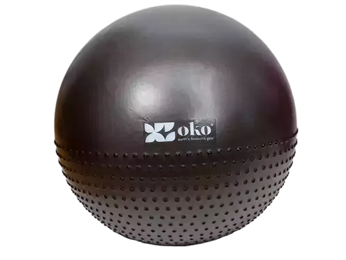 Gym ball grey - diameter 65cm with pump