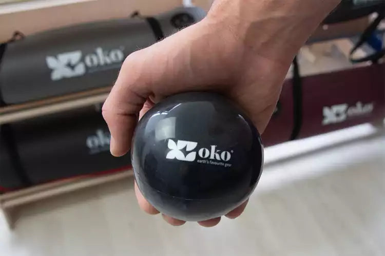 Set of 3 pvc weighted balls