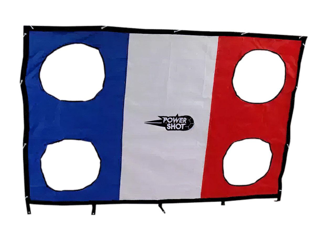 Shooting wall with flag - 3m x 2m