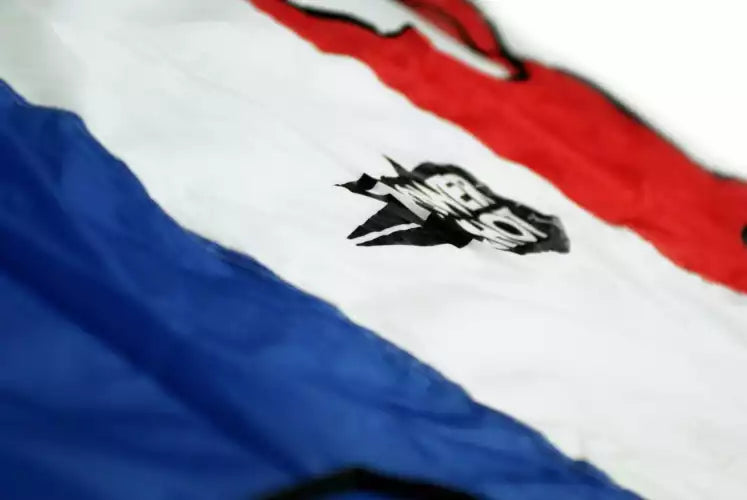 Shooting wall with flag - 1.8m x 1.2m