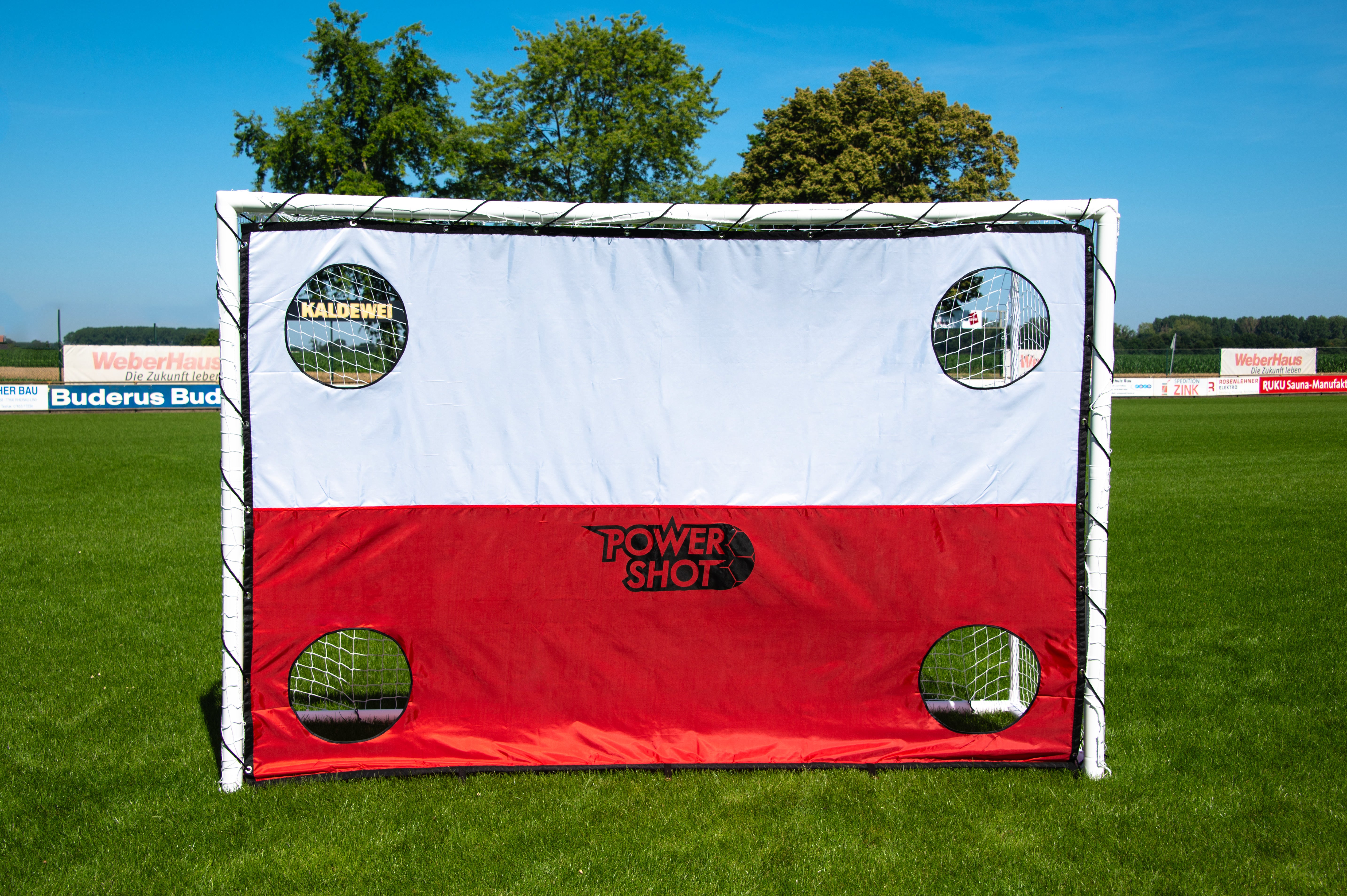Shooting wall with flag - 3m x 2m