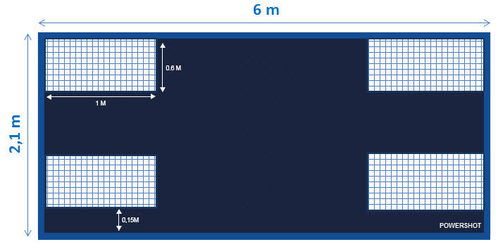 Shooting wall - 6m x 2.1m