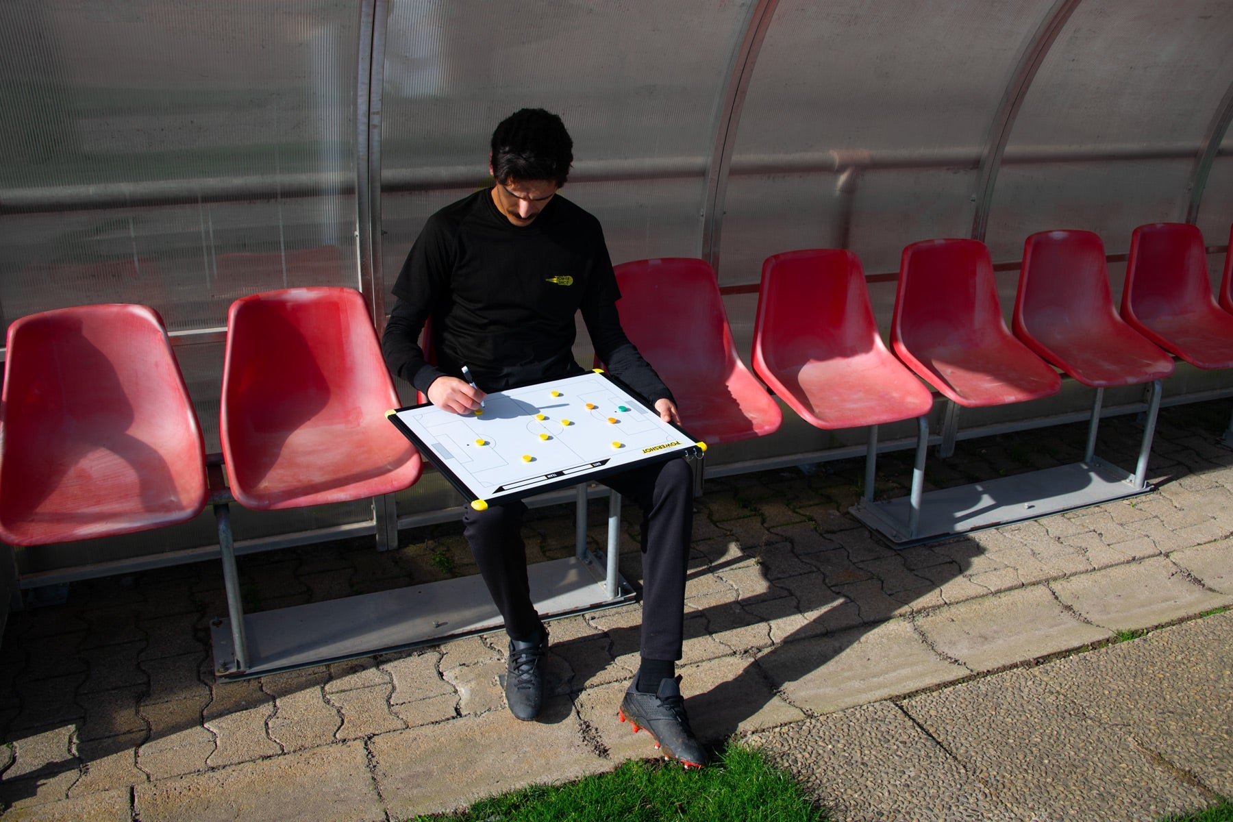 Magnetic football tactical board - 60cm x 45cm