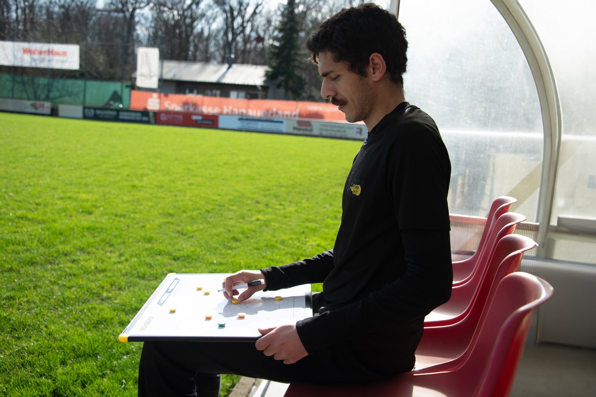 Magnetic football tactical board - 60cm x 45cm