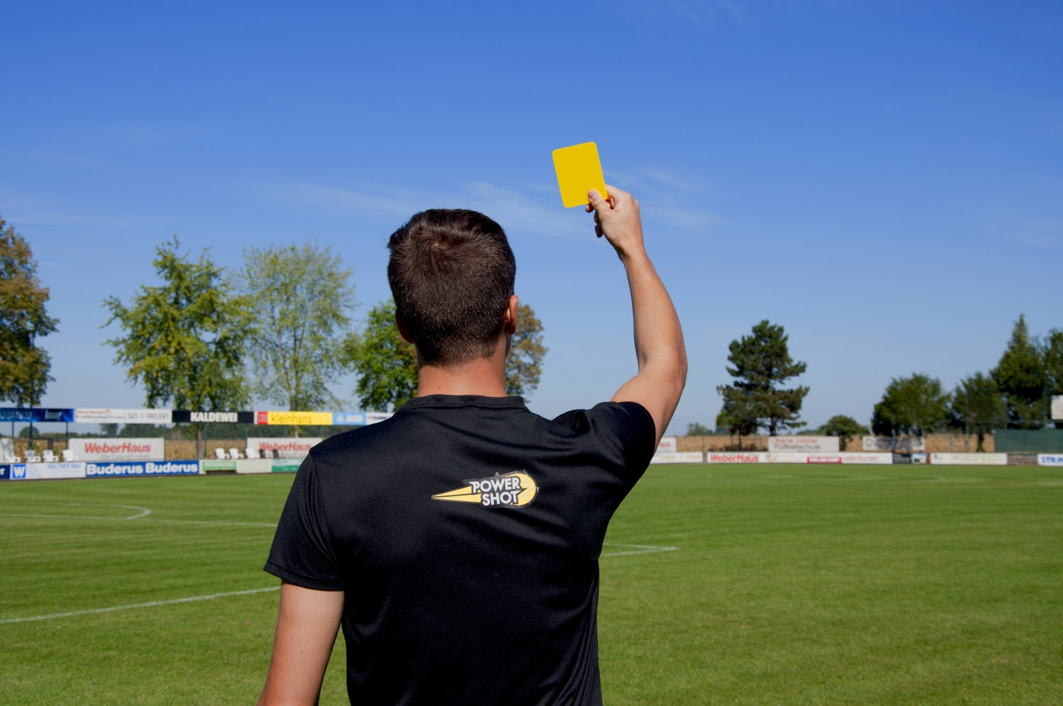 Pair of referee cards yellow and red