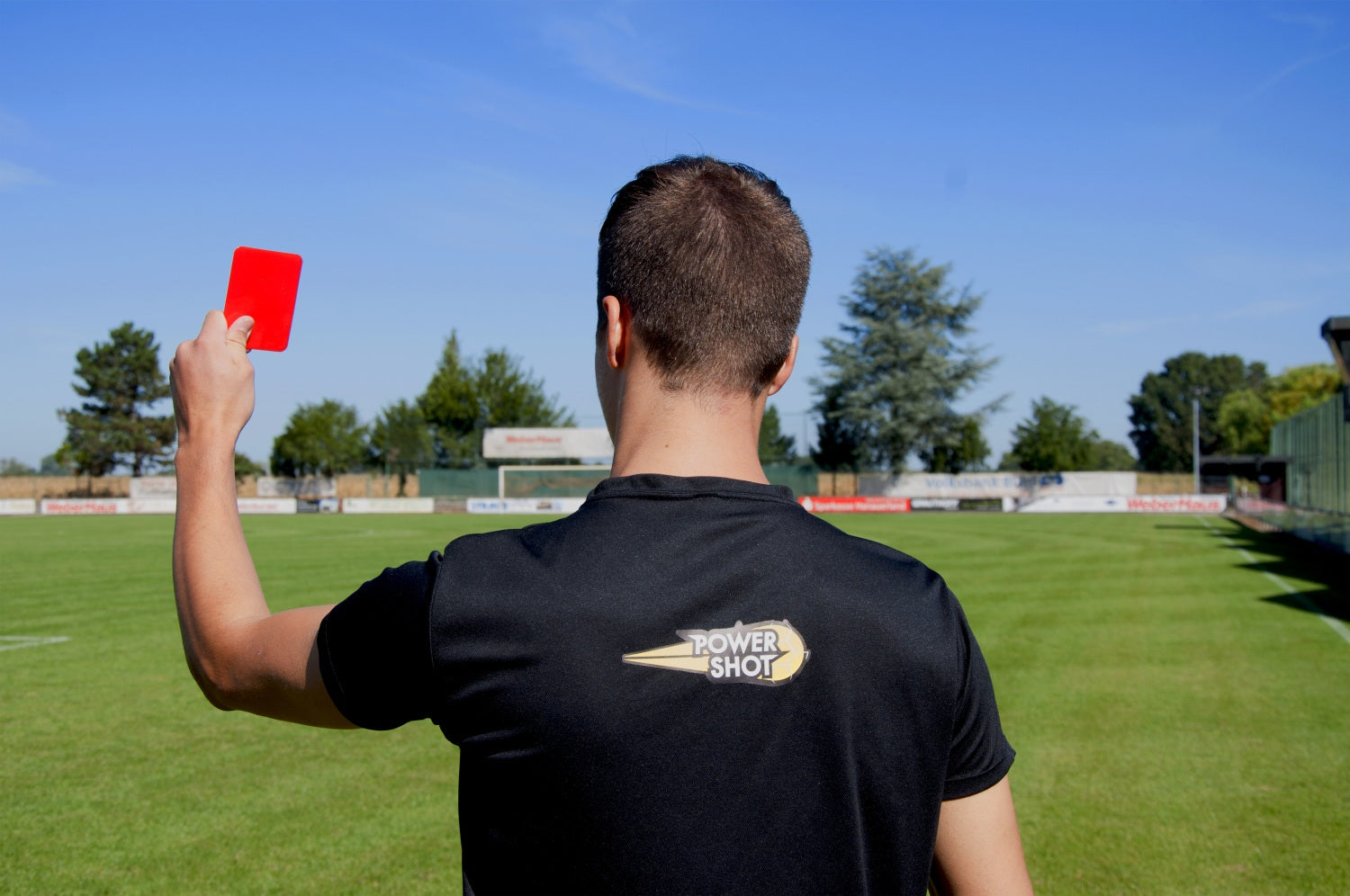 Pair of referee cards yellow and red