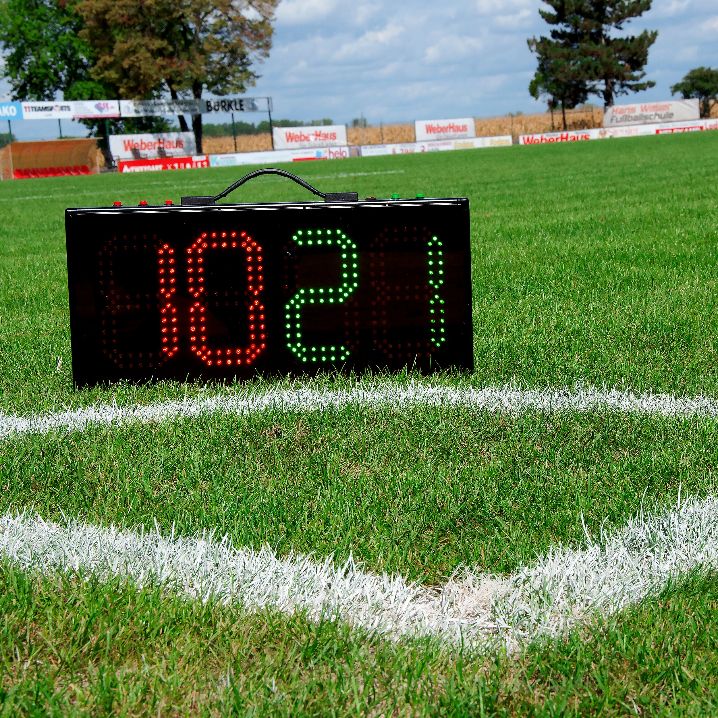 Electronic player change panel