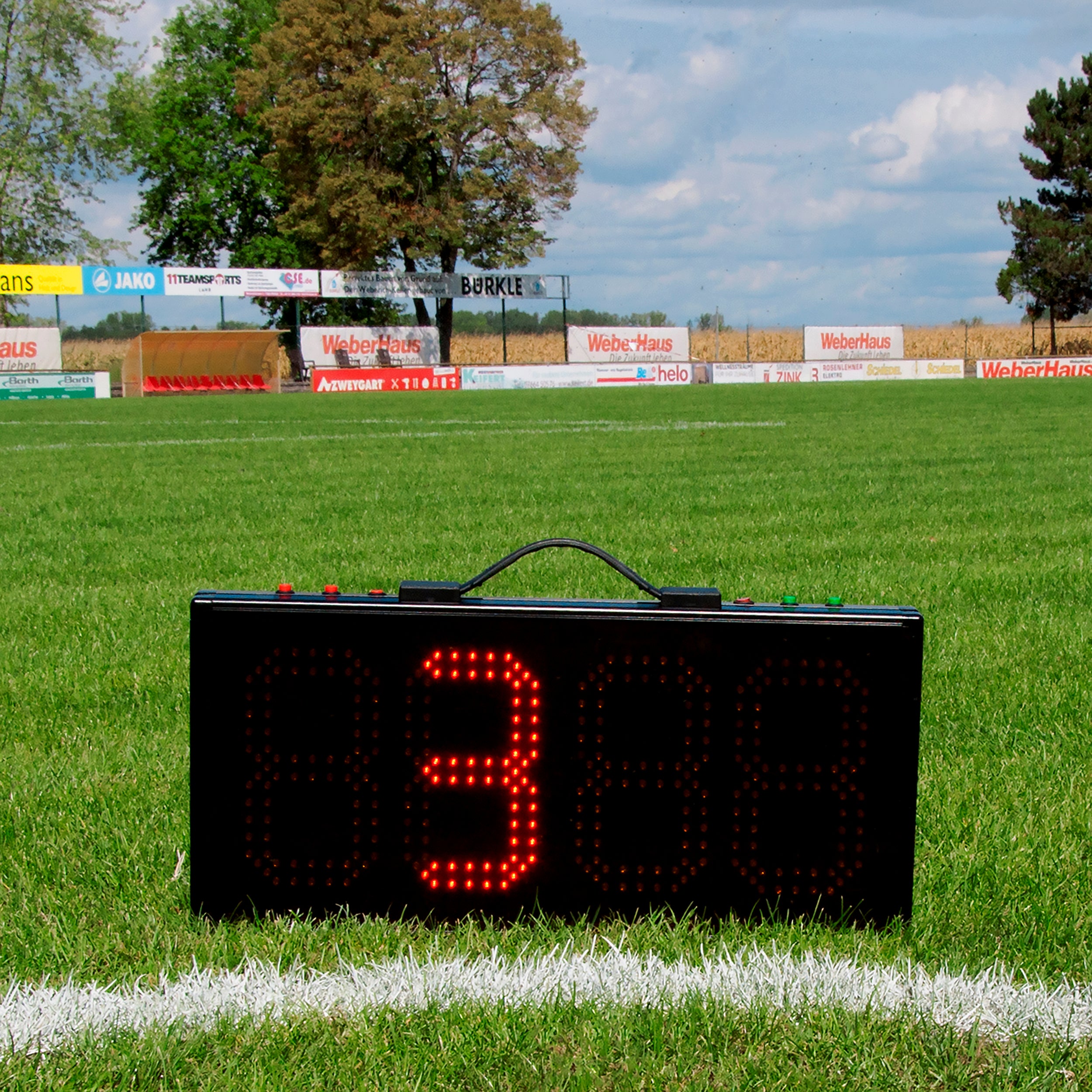 Electronic player change panel