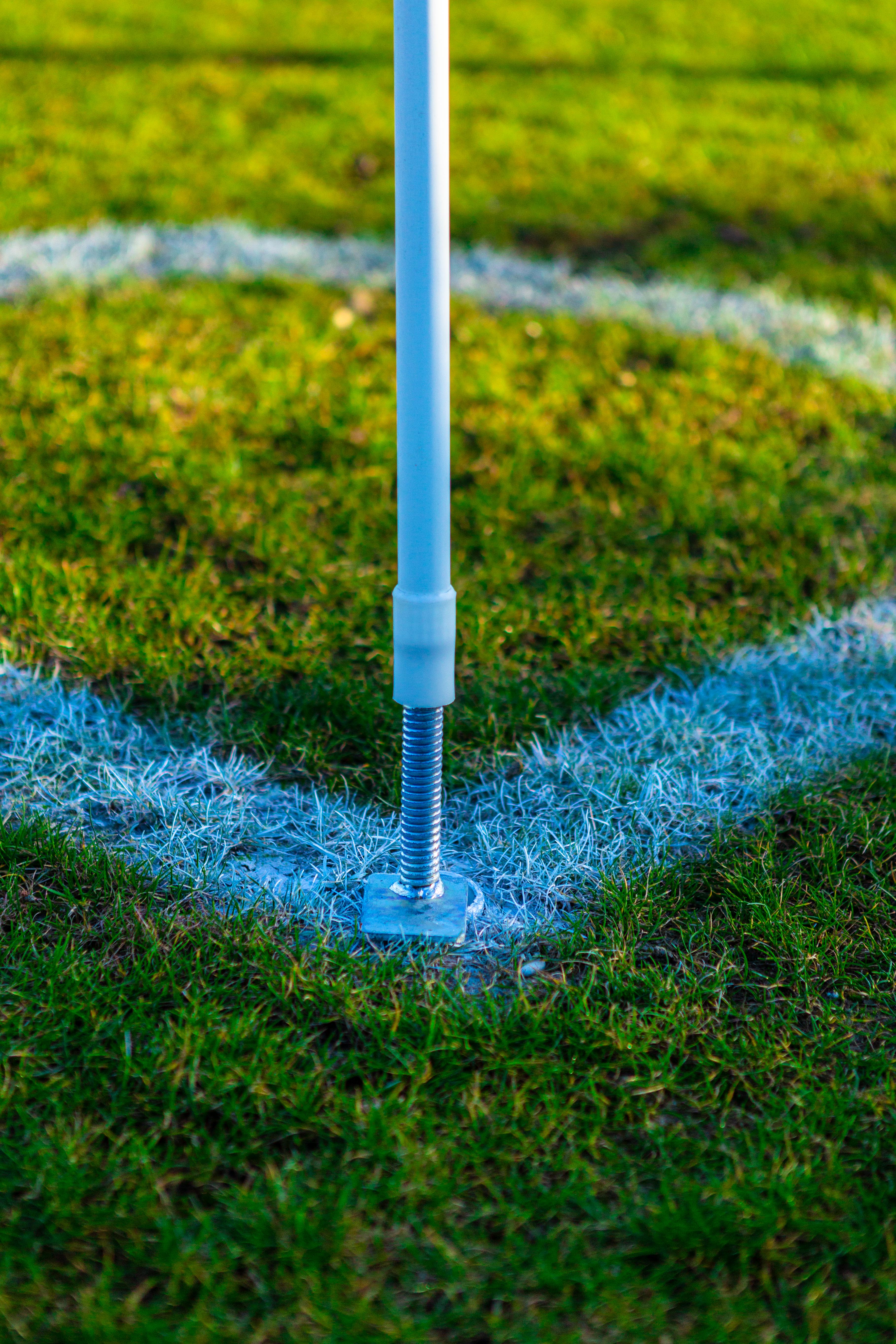 Set of 4 football corner posts flexible and foldable