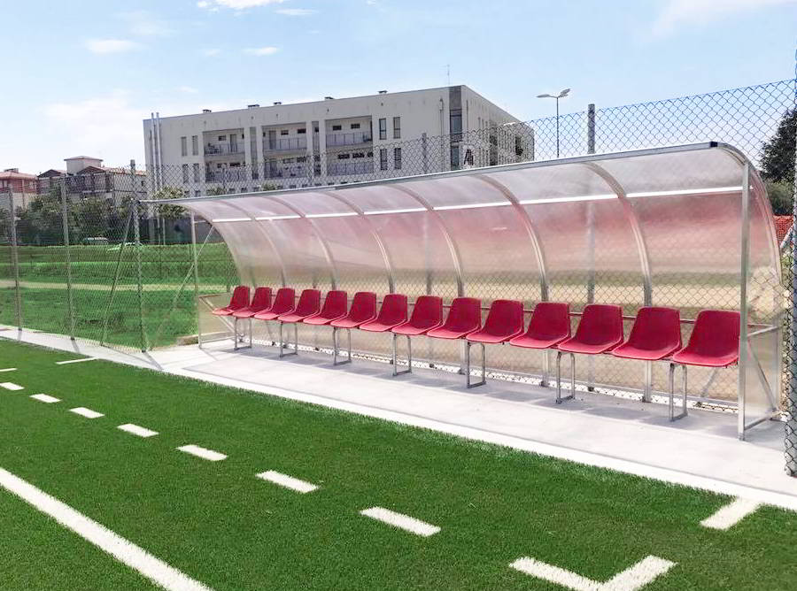 Touch shelter 1 PVC - 3m 6 seats