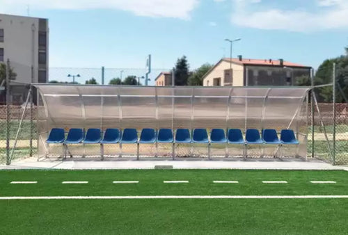 Coach shelter 1 - 4m 8 seats