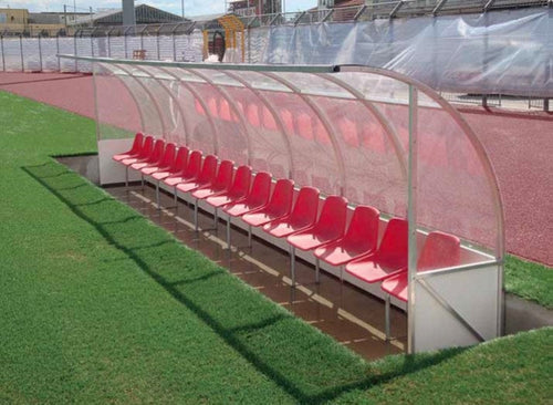 Football dugout 2 PVC - 2m