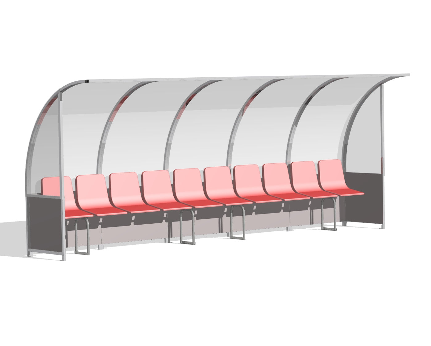 Footbal Dugout 2 - 2m