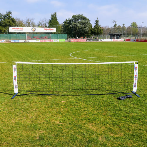 Steel tennis ball net - 4m x 1.1m (with carry bag)