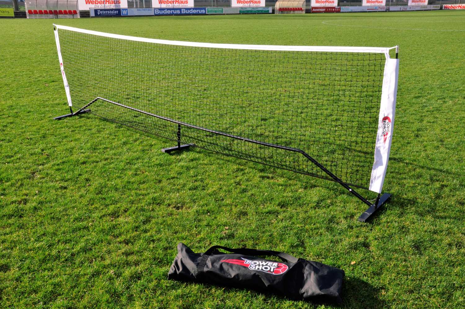 Steel tennis ball net - 6m x 1.10m