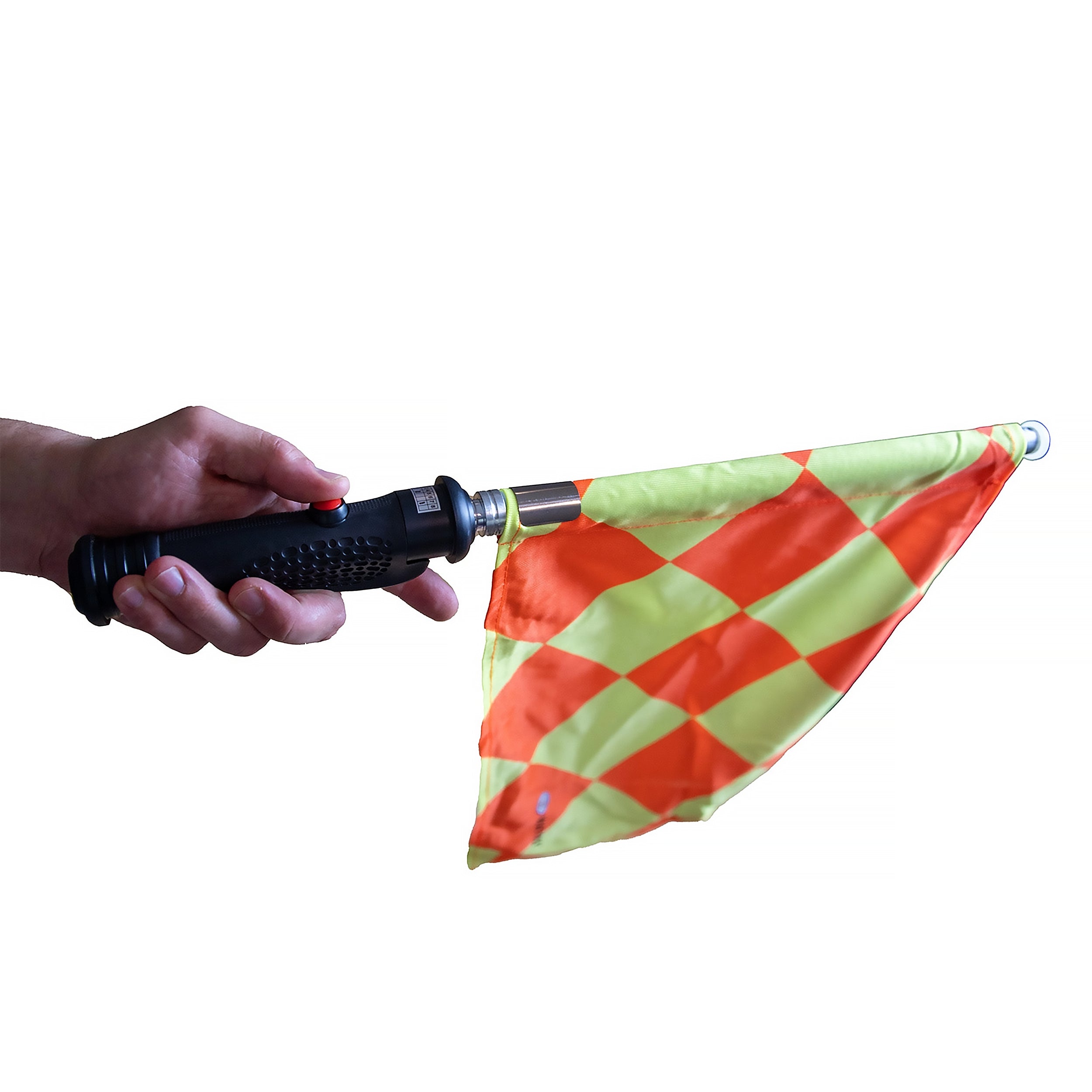 Pair of electronic flags for referees