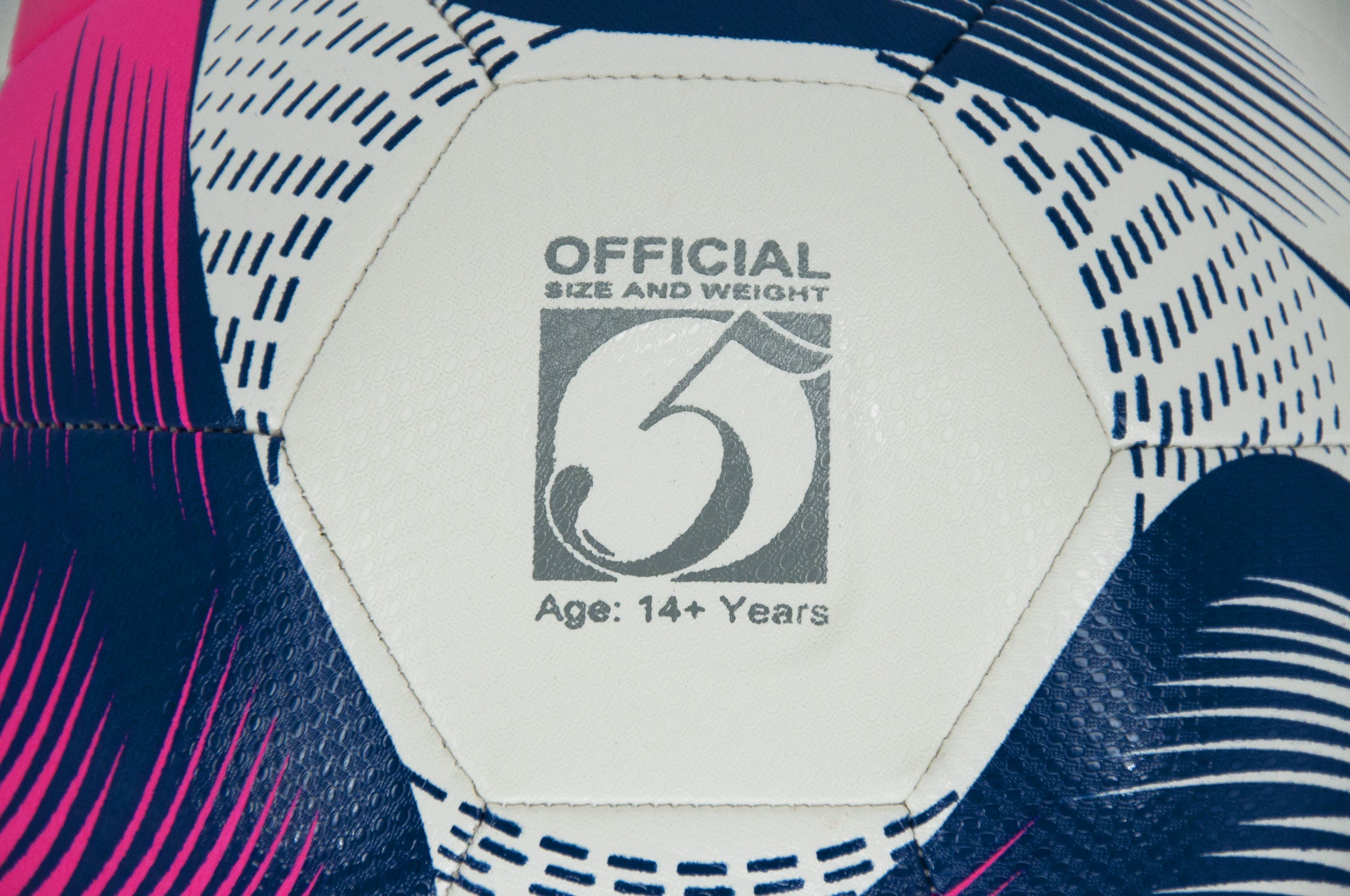 Fußballschuhe, pink und blau, Größe 5