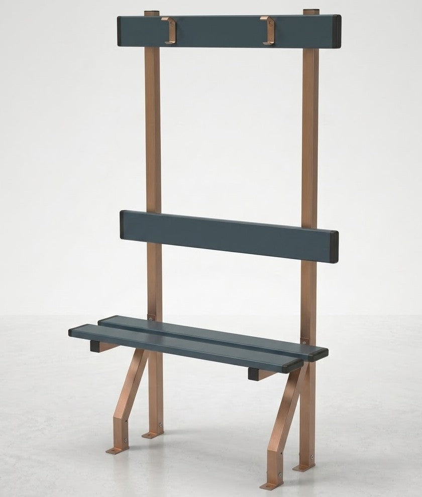 2-Seater Sports Facility Bench - 83,5 x 146,5 x 33,8 cm