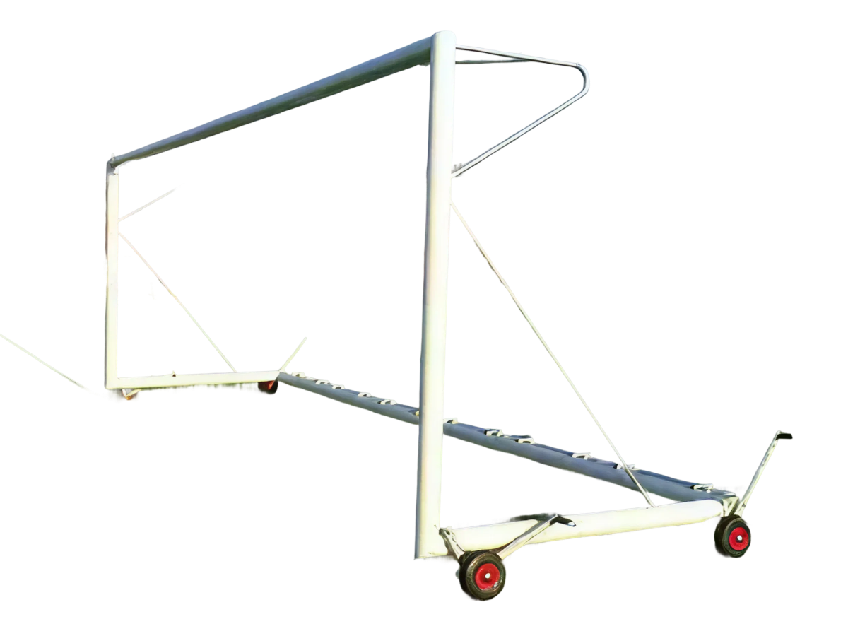 Self ballasted transportable 11 a side football goal - 7.32m x 2.44m