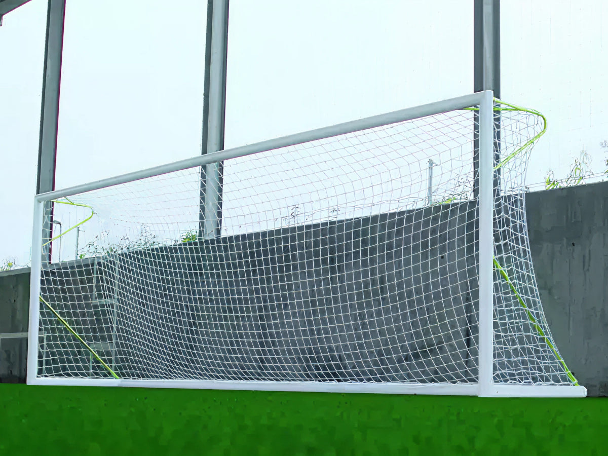 Transportable aluminium 8-a-side football goal - 6m x 2.1m