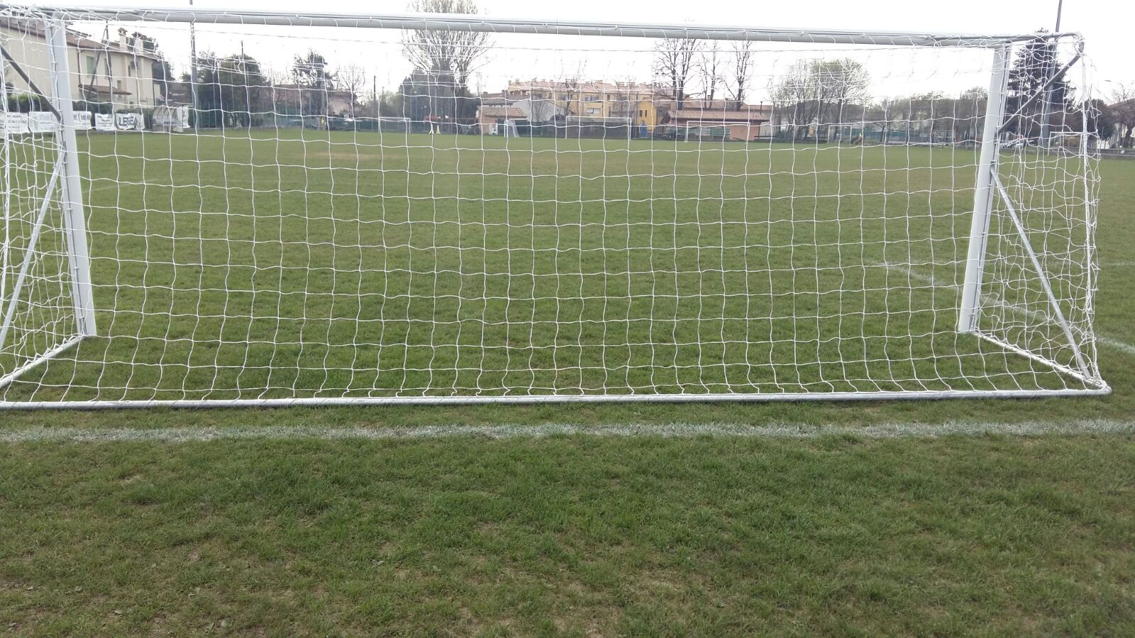 Aluminium 8-a-side football goal - 6m x 2m