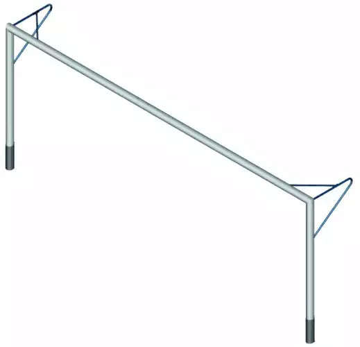 Fußballtor zum Versiegeln - 6 x 2,10 m