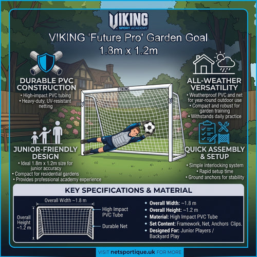 Professional Garden Football Goal – 1.8m x 1.2m