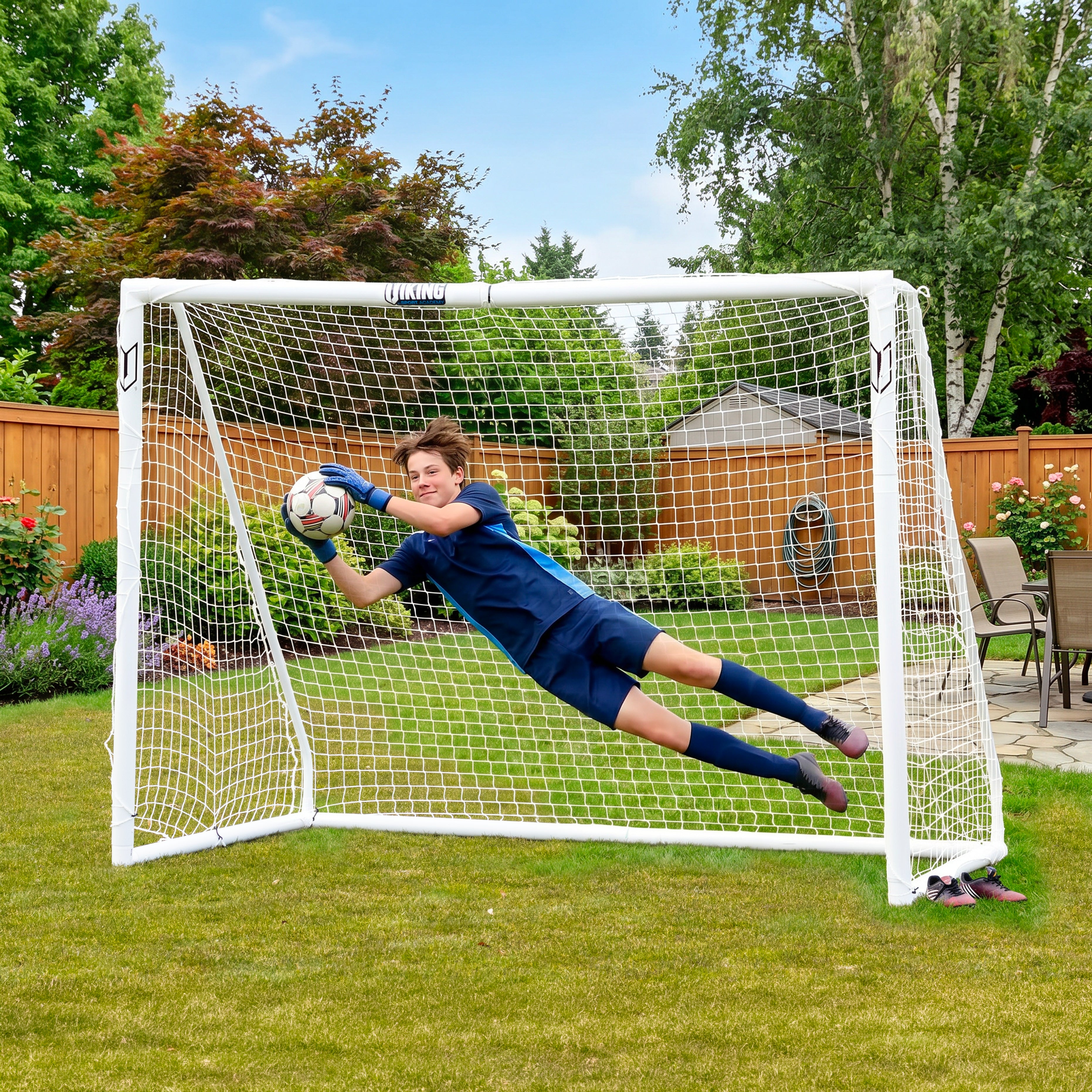Netsportique garden goal - 2,4m x 1,8m