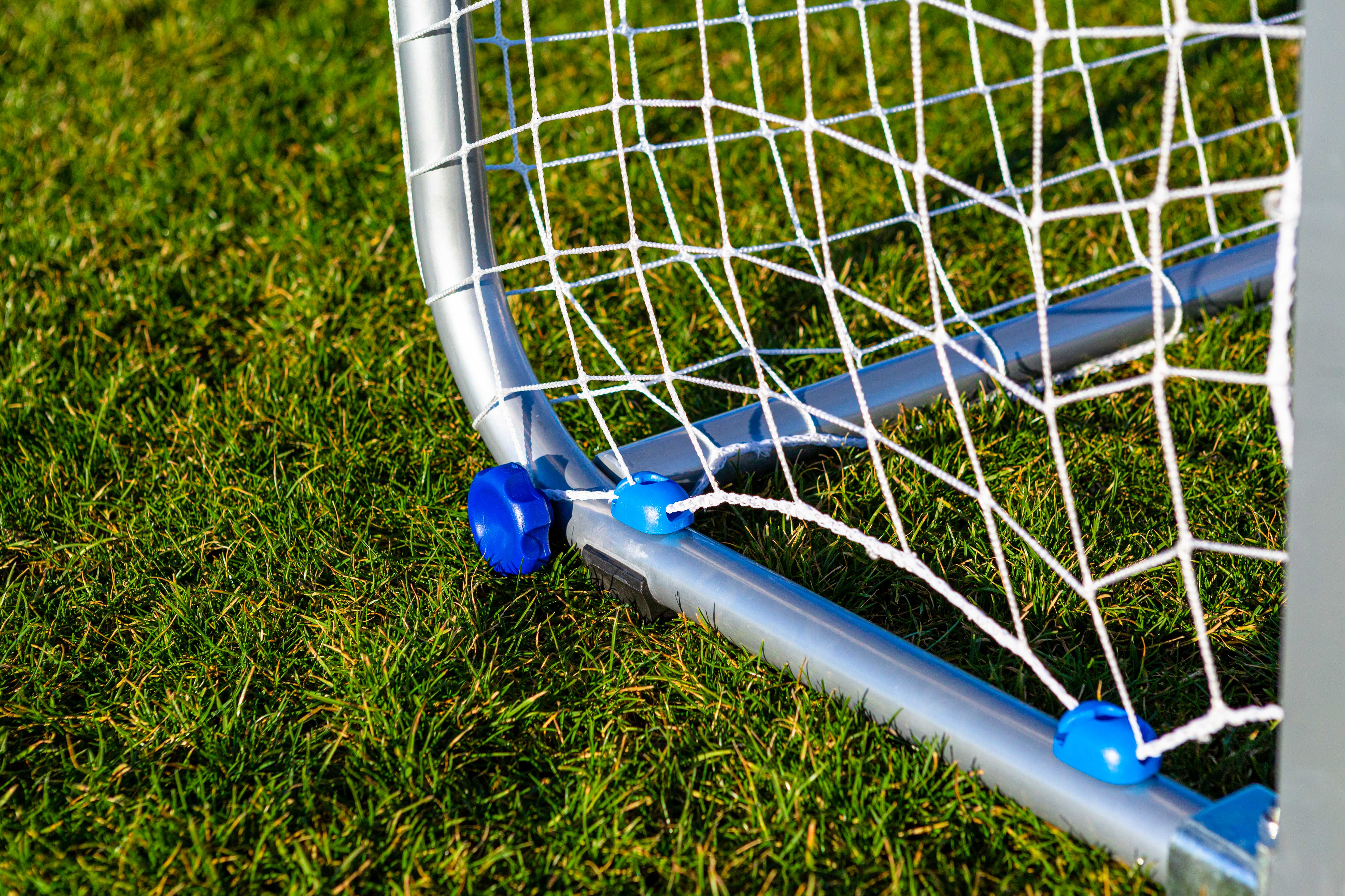 Mini aluminium football goal - 1.5m x 1m