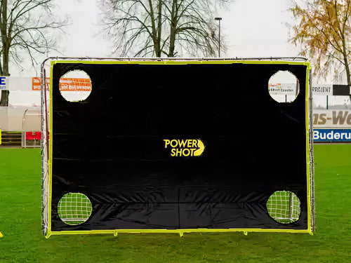Steel Football Goal with Target Sheet - 3m x 2m
